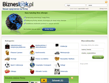 Tablet Screenshot of bizneslook.pl